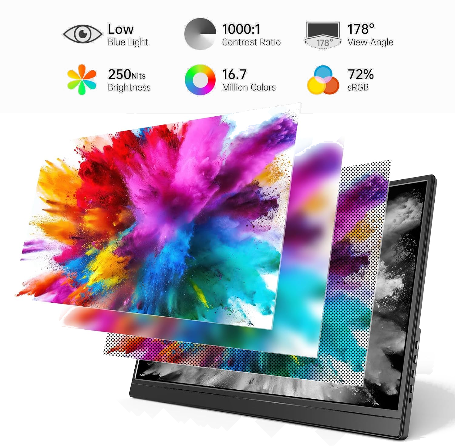 Yxk 15.6" 1080p IPS Travel Monitor - $35.99