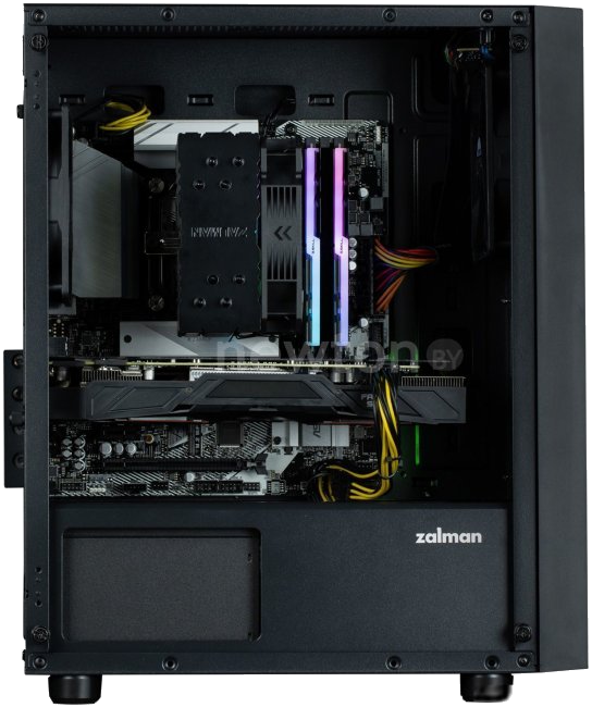 Zalman CUBIX-G Micro-ATX Case with RGB Fans - $33.99